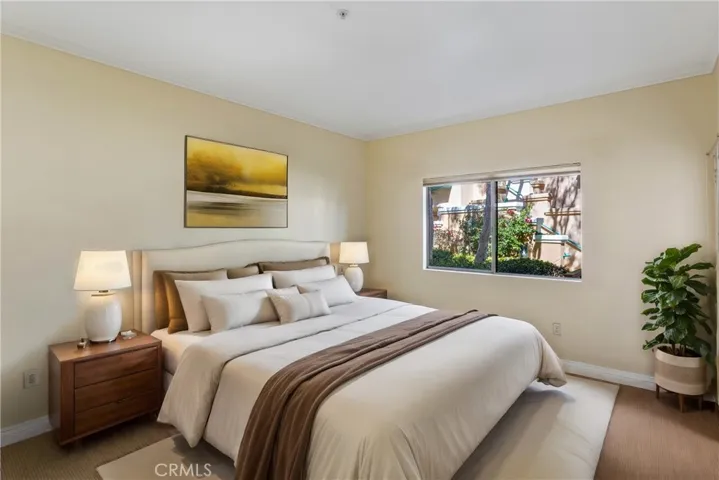 Virtual Staging of Back Primary Bedroom