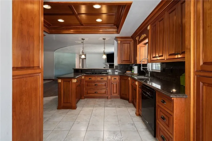 Kitchen with Custom Wood Cabinetry