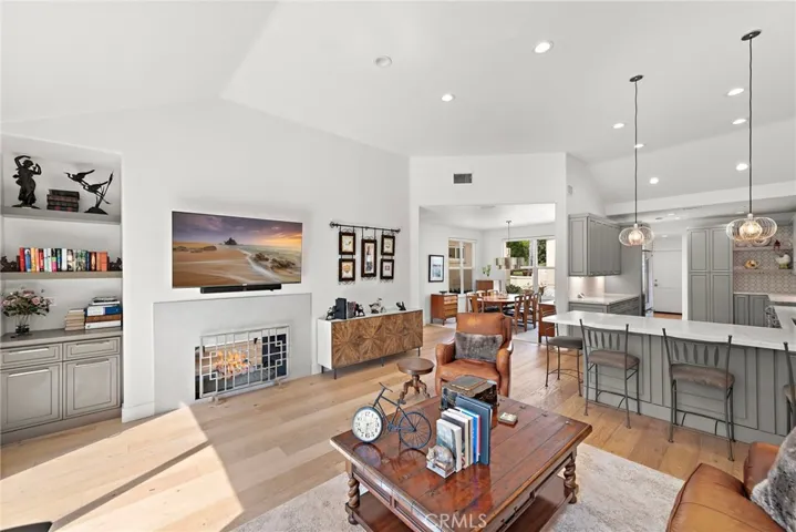 Family Room to the Kitchen