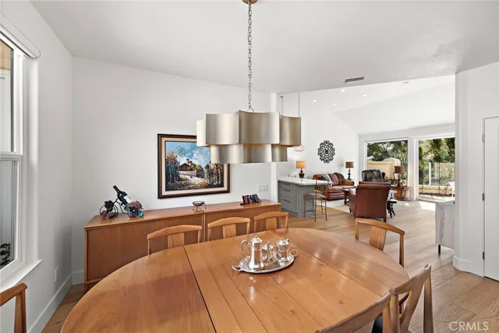 Dining Room to the Family Room