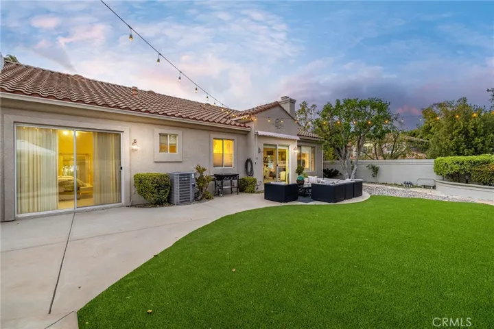 Backyard view.