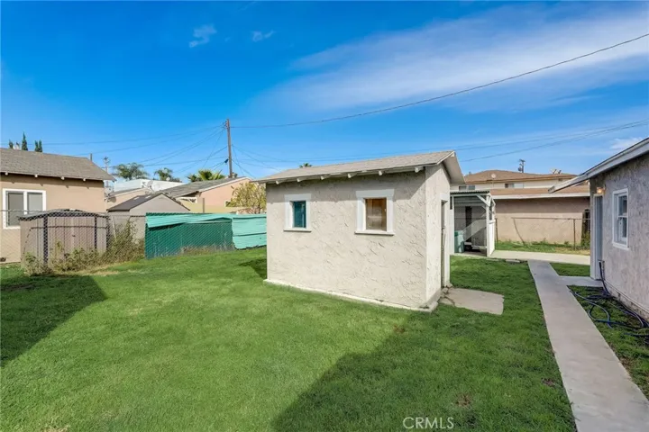 Large Yard with Additional Storage Building