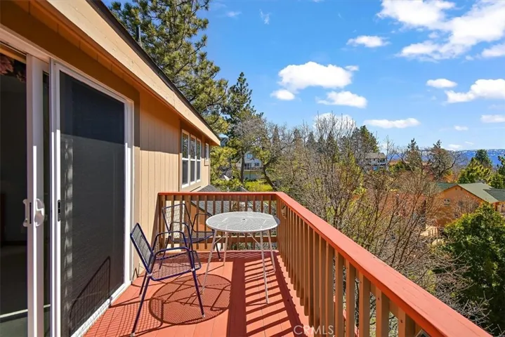 Deck to enjoy your morning coffee

