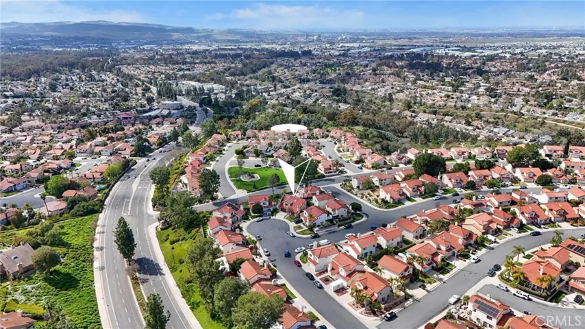 Aerial view looking toward Irvine and Newport Beach