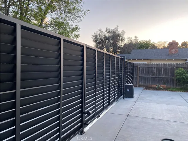 New wrought iron gate