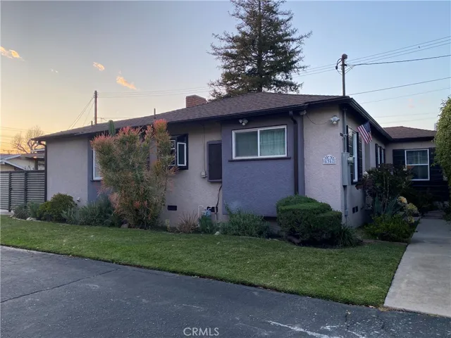 Side view of the house