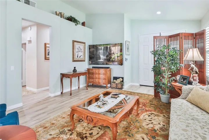 living room towards front door