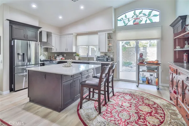kitchen looking towards back slider