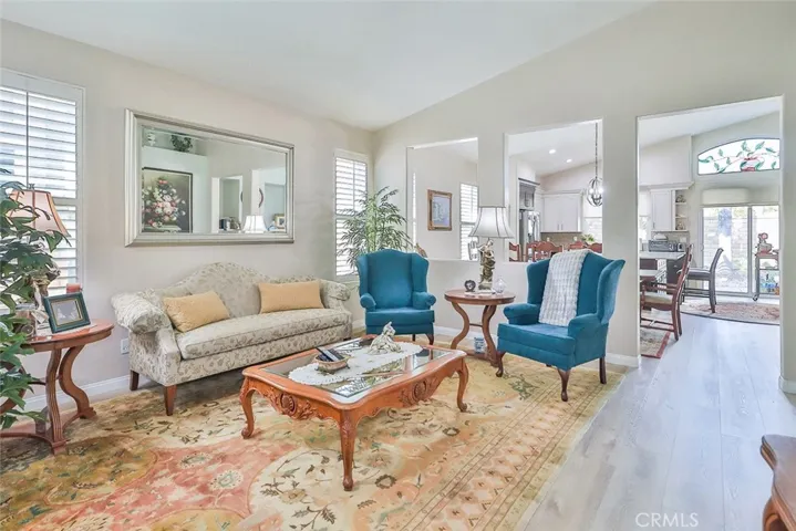 living room towards back