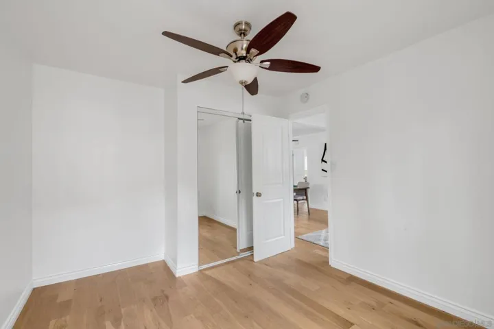 The eecond bedroom is located in the front part of the home.