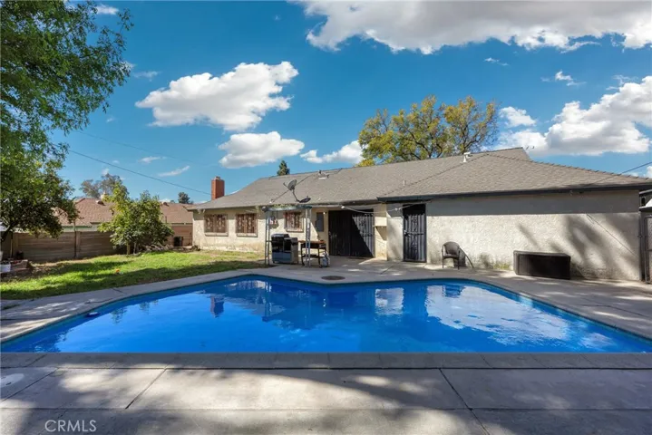 back yard pool