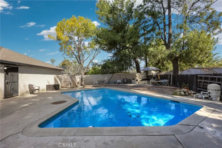 back yard pool