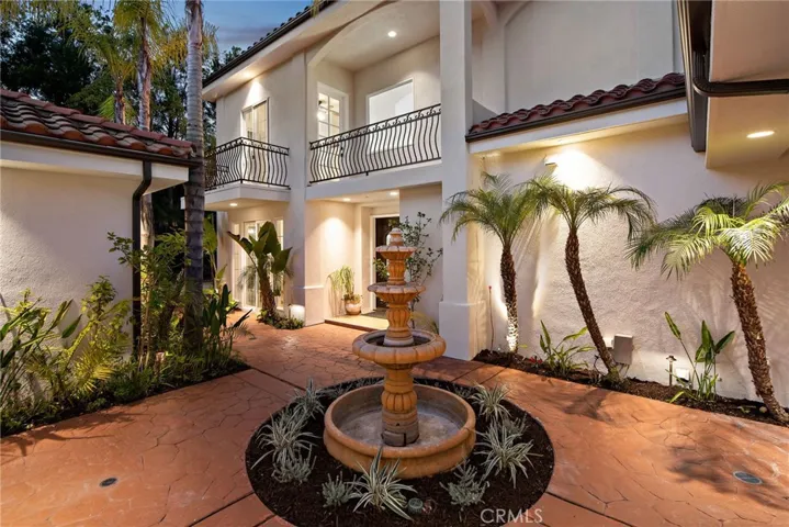 Lighted Courtyard