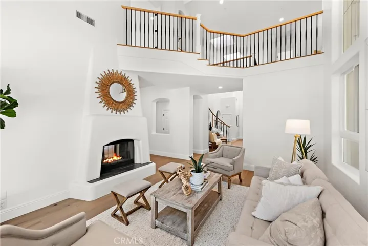 Formal Living Room with Vaulted Ceiling