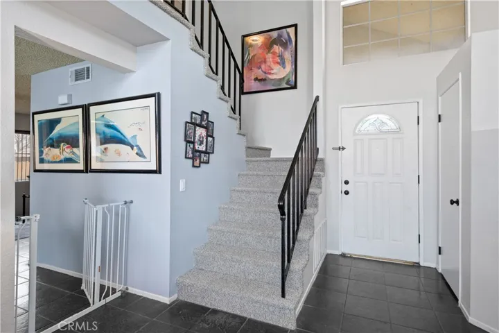 Living room staircase