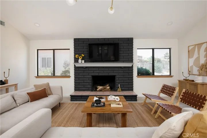 Living Room with Fireplace