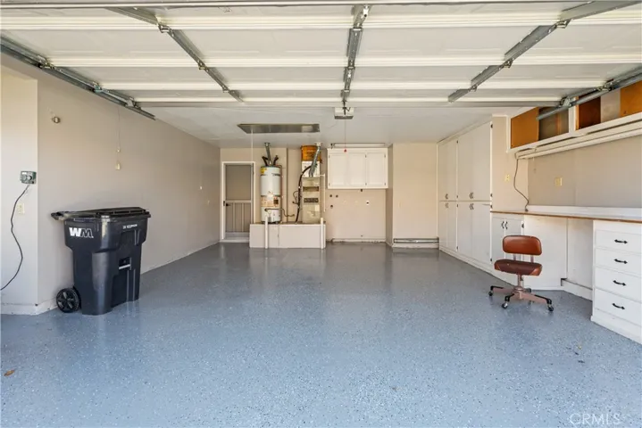 Brand New Epoxy Garage Floor and Built-In Cabinets & Work Bench