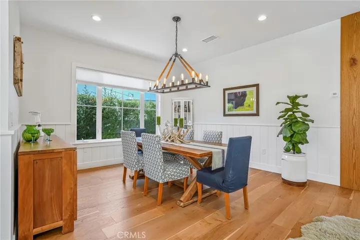 First floor dining room.