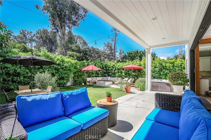 Covered patio.