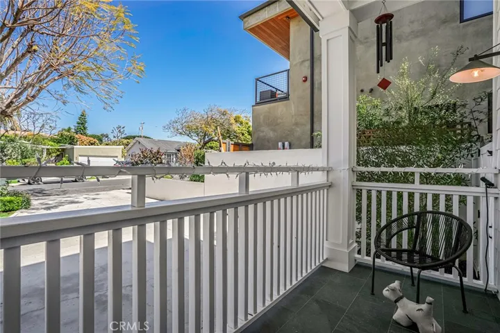 View from front patio to street.