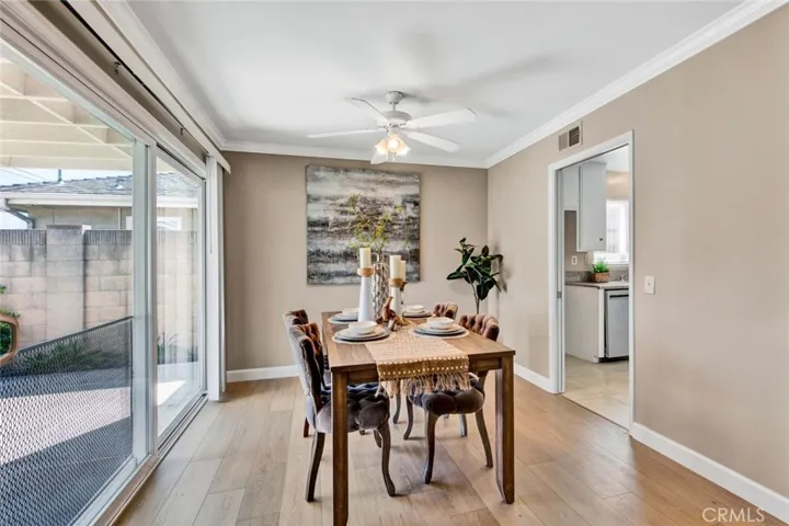 Formal Dining Room Open to Living Room