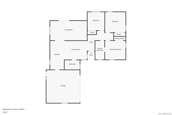 8006 Linen Dr, Santee, California 92071