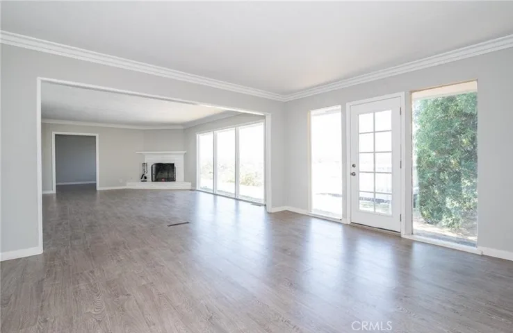 Plenty of natural light and open living space overlooking Santa Ana River Trail