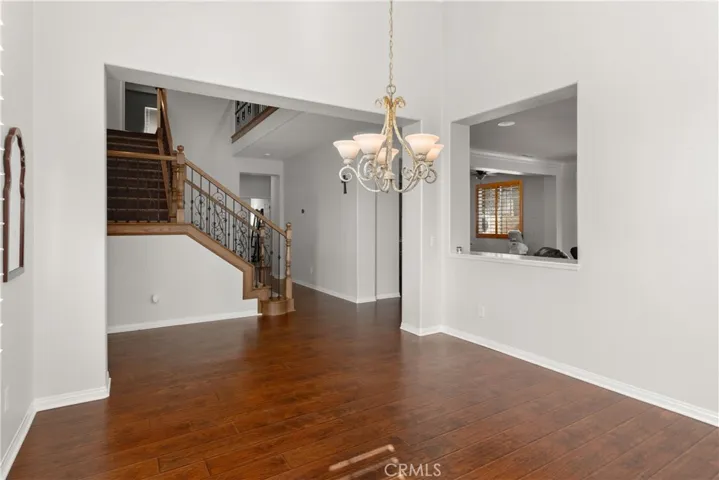View from formal dining room