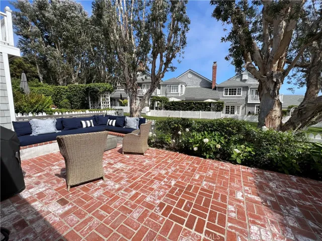 Spacious outdoor patio.