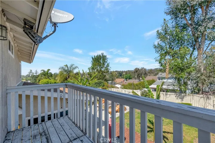 Gorgeous views from upstairs balcony