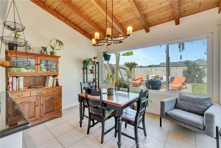 Side room off kitchen.  Overlooks beautiful, lush back yard