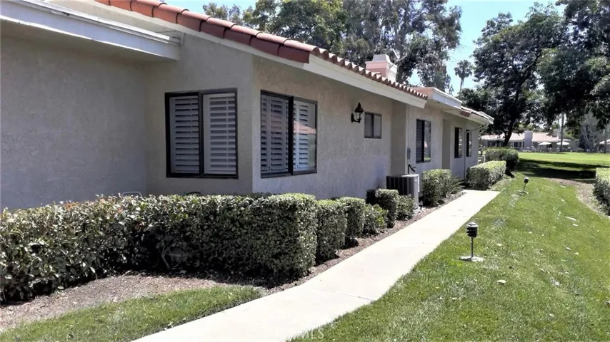 Private walkway to front door