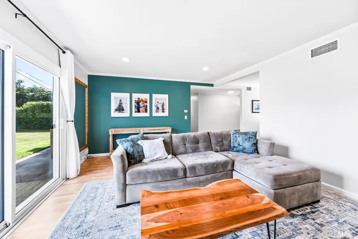 Recessed lights in family room