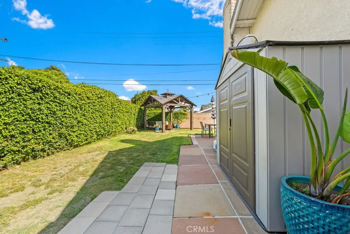 Shed in the backyard for extra storage