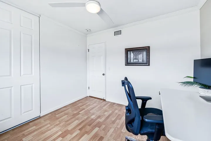 Third bedroom has closet for storage