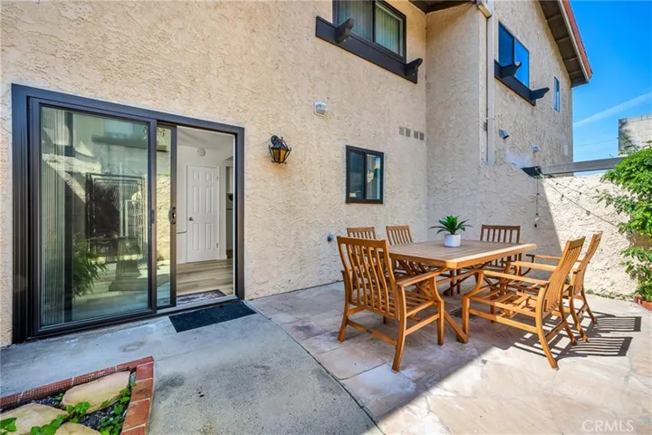 Back patio.