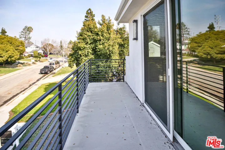 Master bedroom balcony
