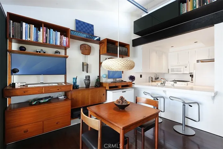 Unwind in the dining area.