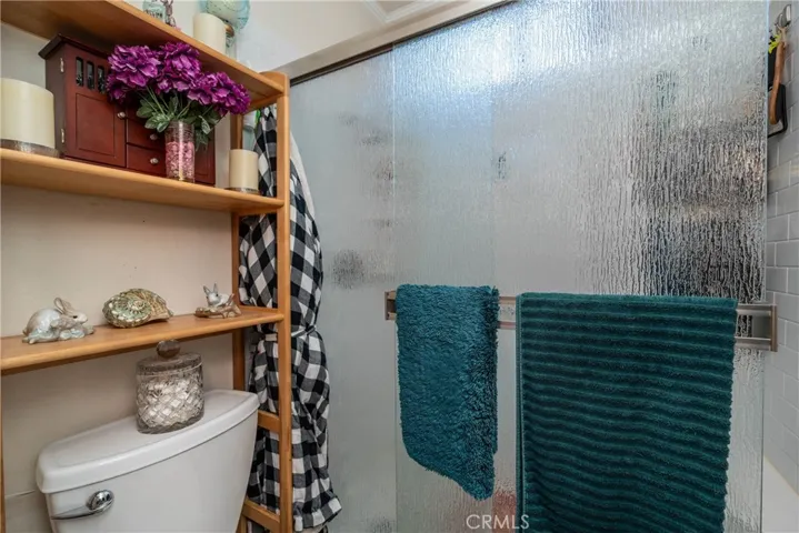 Updated bathroom with walk in shower.