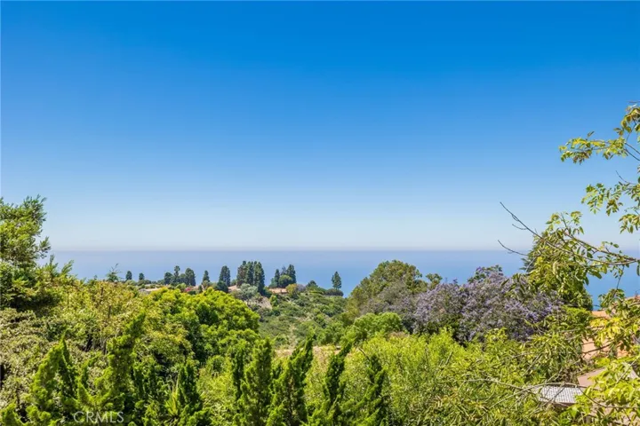 Ocean view from the upstairs backyard deck.