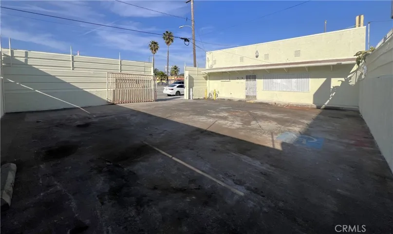 Parking and rear entrance