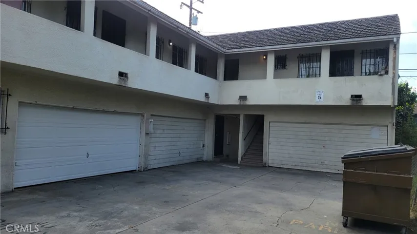 Looking south toward the rear of the property