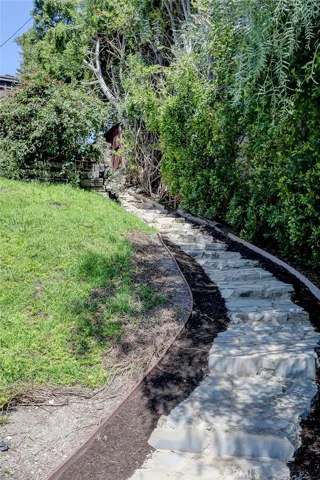 Pathway to Lower Yard