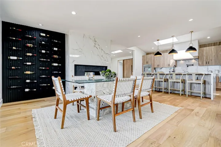 Wine Wall in Diningroom