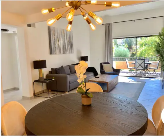 115 table view of living room