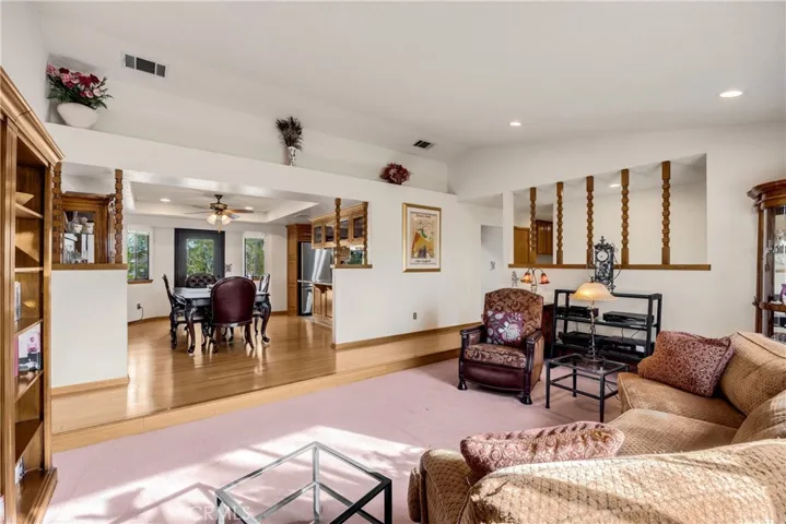 View from Living Room looking into Formal Dining Room