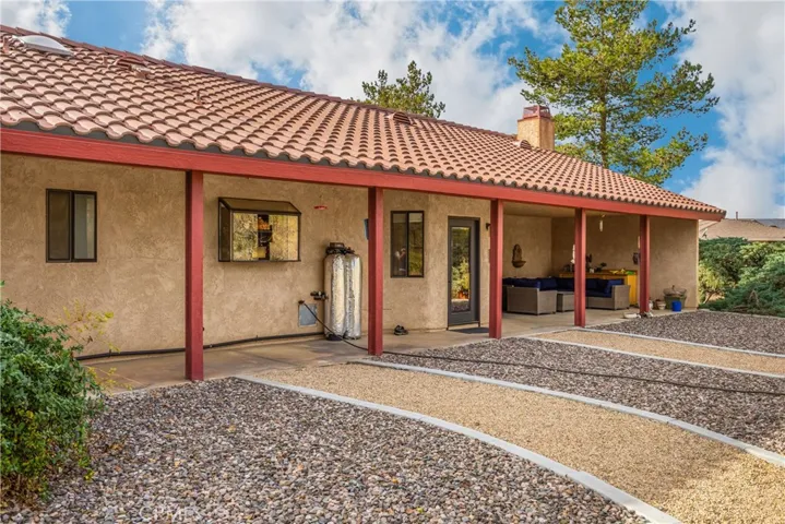 Back Patio and Covered walkway