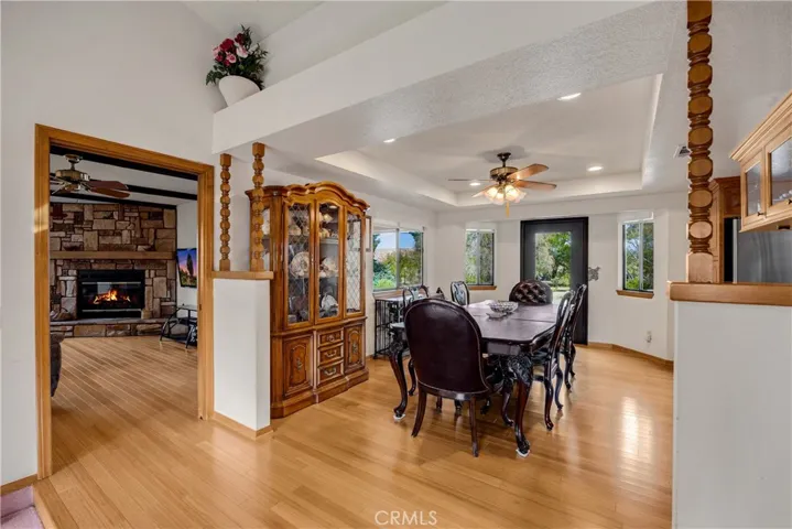 Formal Dining Room with view into Family Room