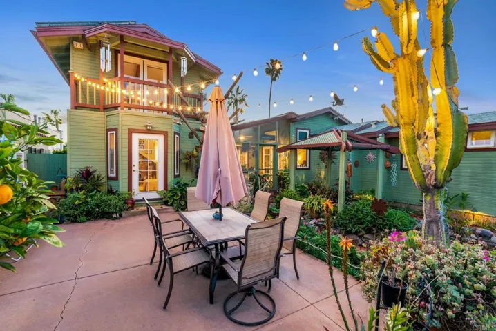 There are 4 separate entertainment areas in the backyard of this incredible home.