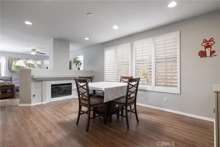 Downstairs additional family-work area